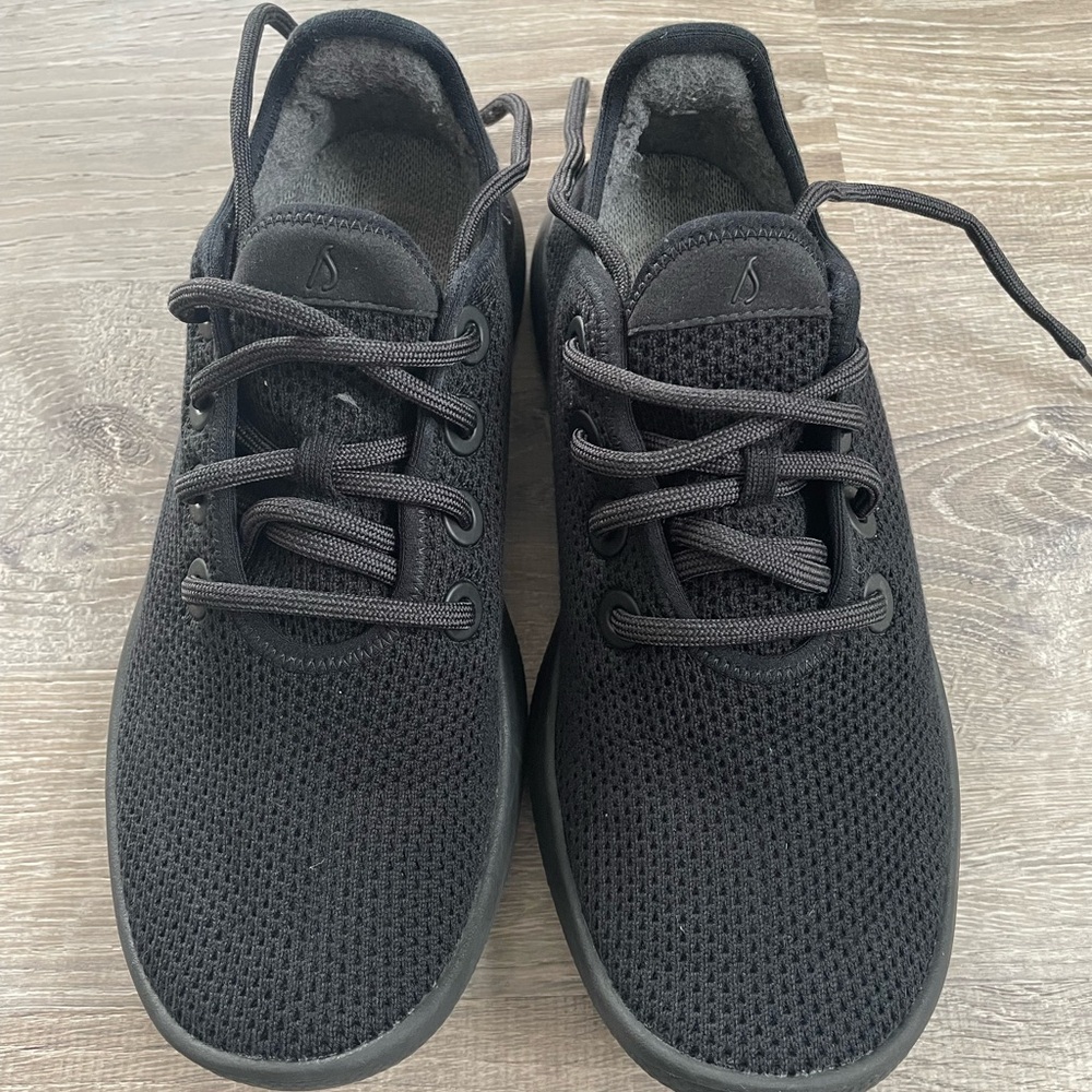Allbirds Women's Black Tree Runners size 9